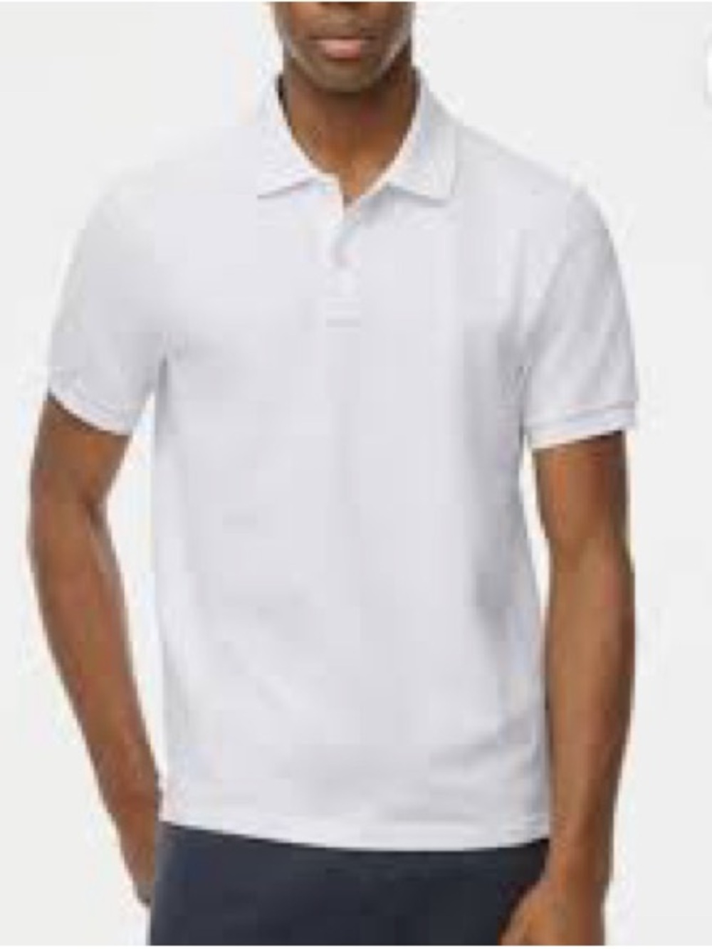 NWT!!! J Crew Shirt L Polo White